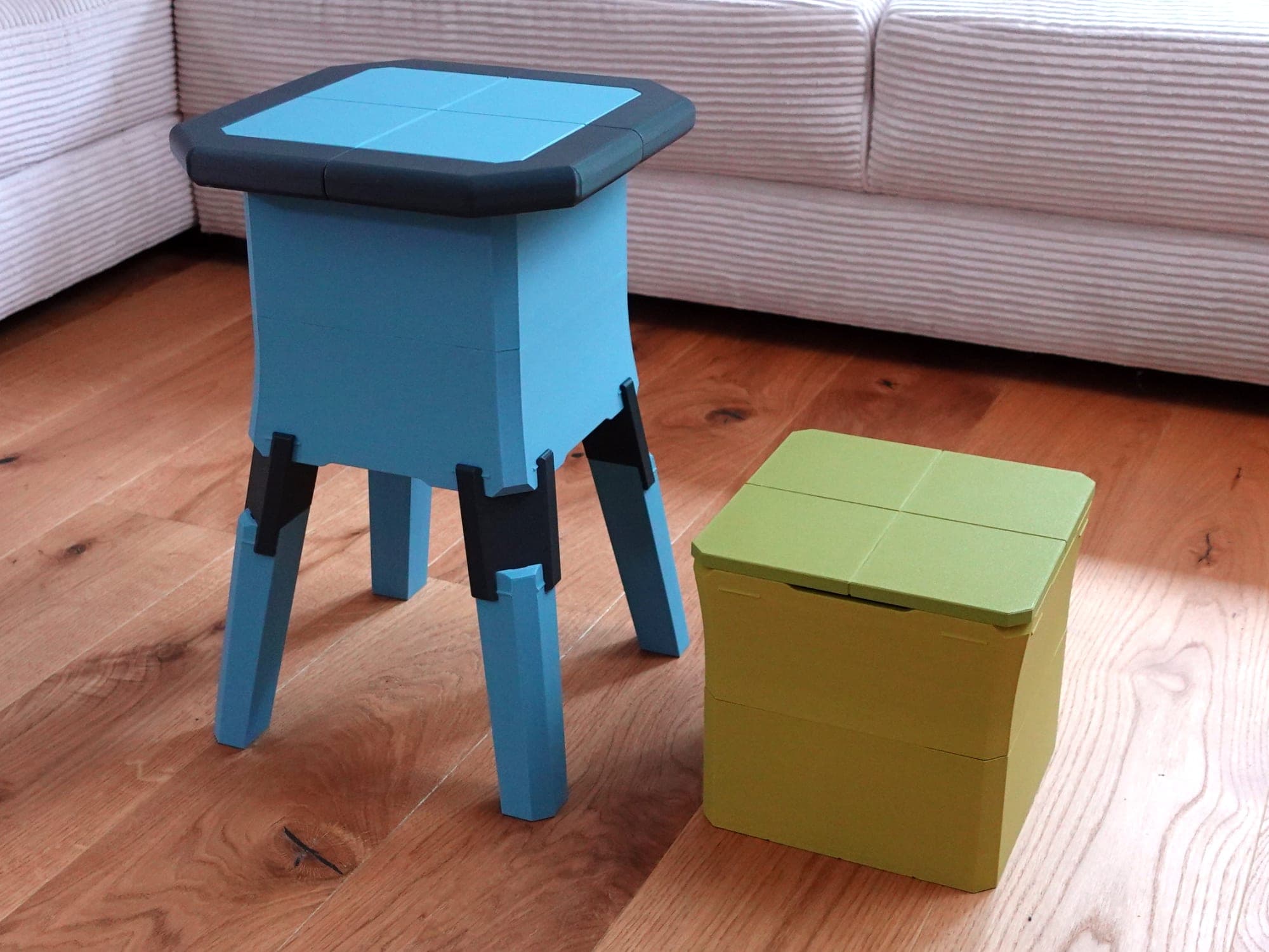 Stool is the box